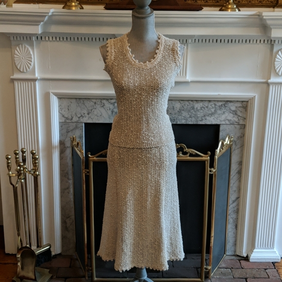 Pallas of Dublin Dresses & Skirts - Vintage Pallas of Dublin linen skirt set